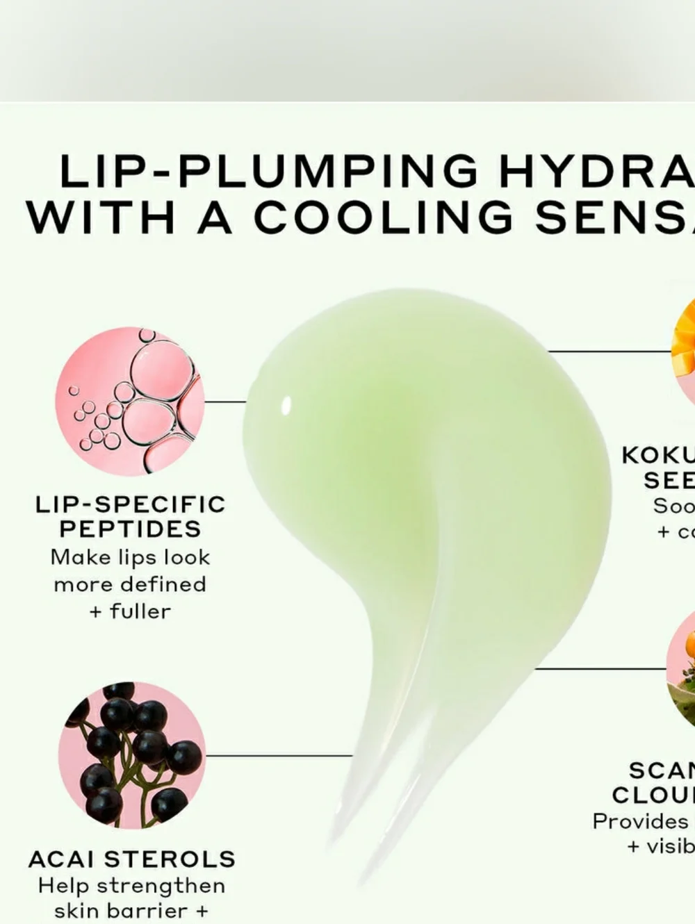 🥥Lip Need🥥BNIB OLE HENRIKSEN CAPRI COCO-LIME Pout Preserve Chillers Lip Balm!!